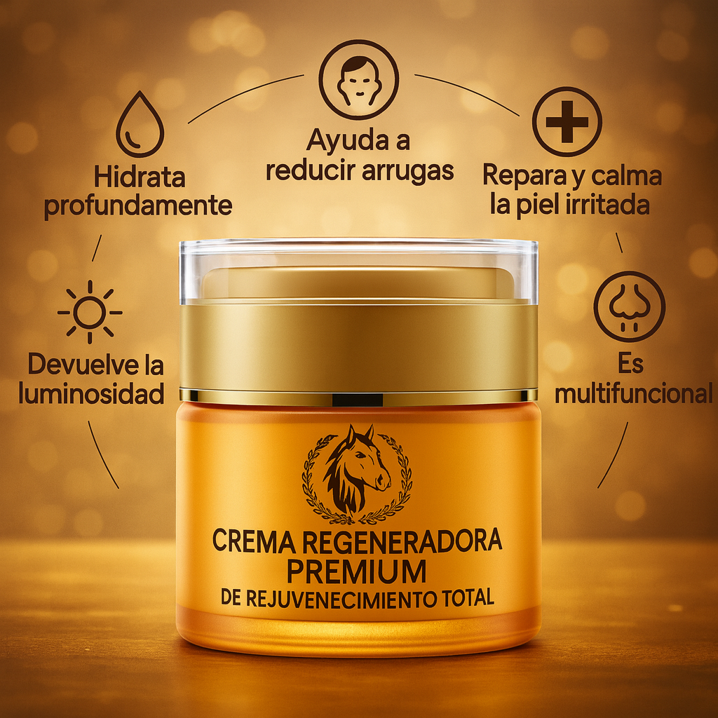 Crema Regeneradora Premium de Rejuvenecimiento Facial