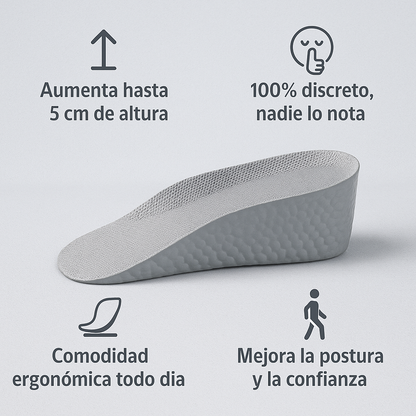 Plantilla Ergonómica para Ganar Estatura y Confianza